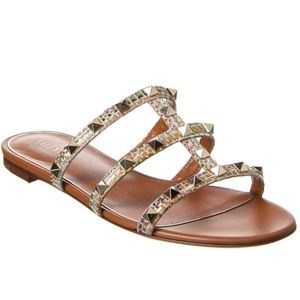 BRAND NEW NEVER WORN Valentino Rockstud Slide Sandals